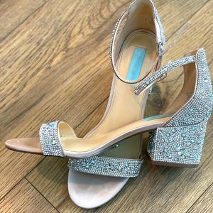 Betsey Johnson Something Blue Mari heels